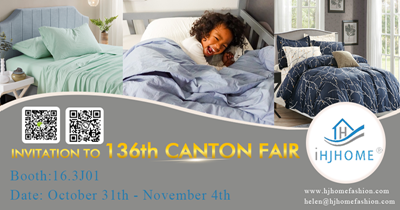 2024 Autumn GuangZhou 136th Canton Fair for Bedding Sheet Sets Collection